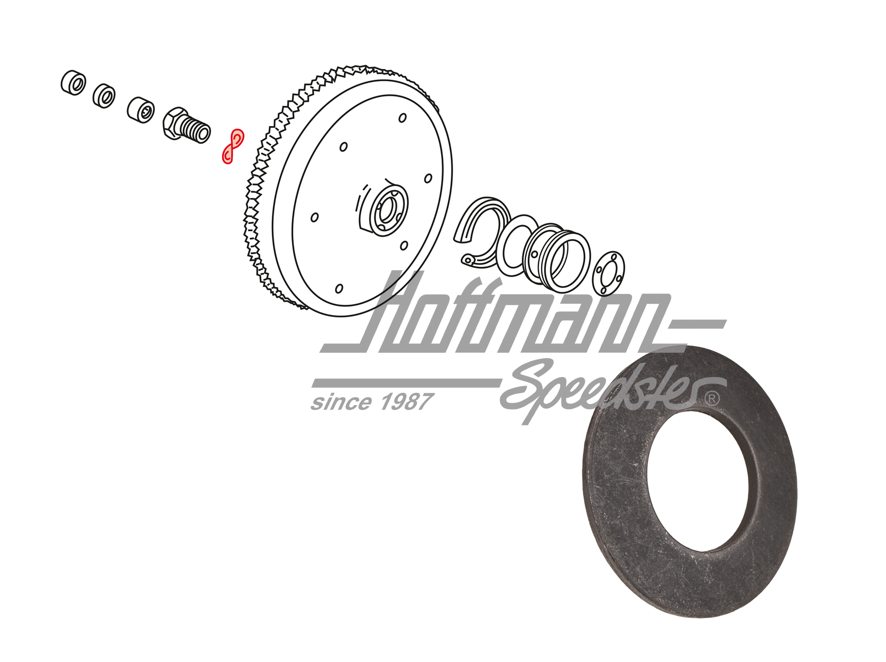 Lock washer, gland nut, Heavy Duty | 111 105 297 HD | 010-0125-10