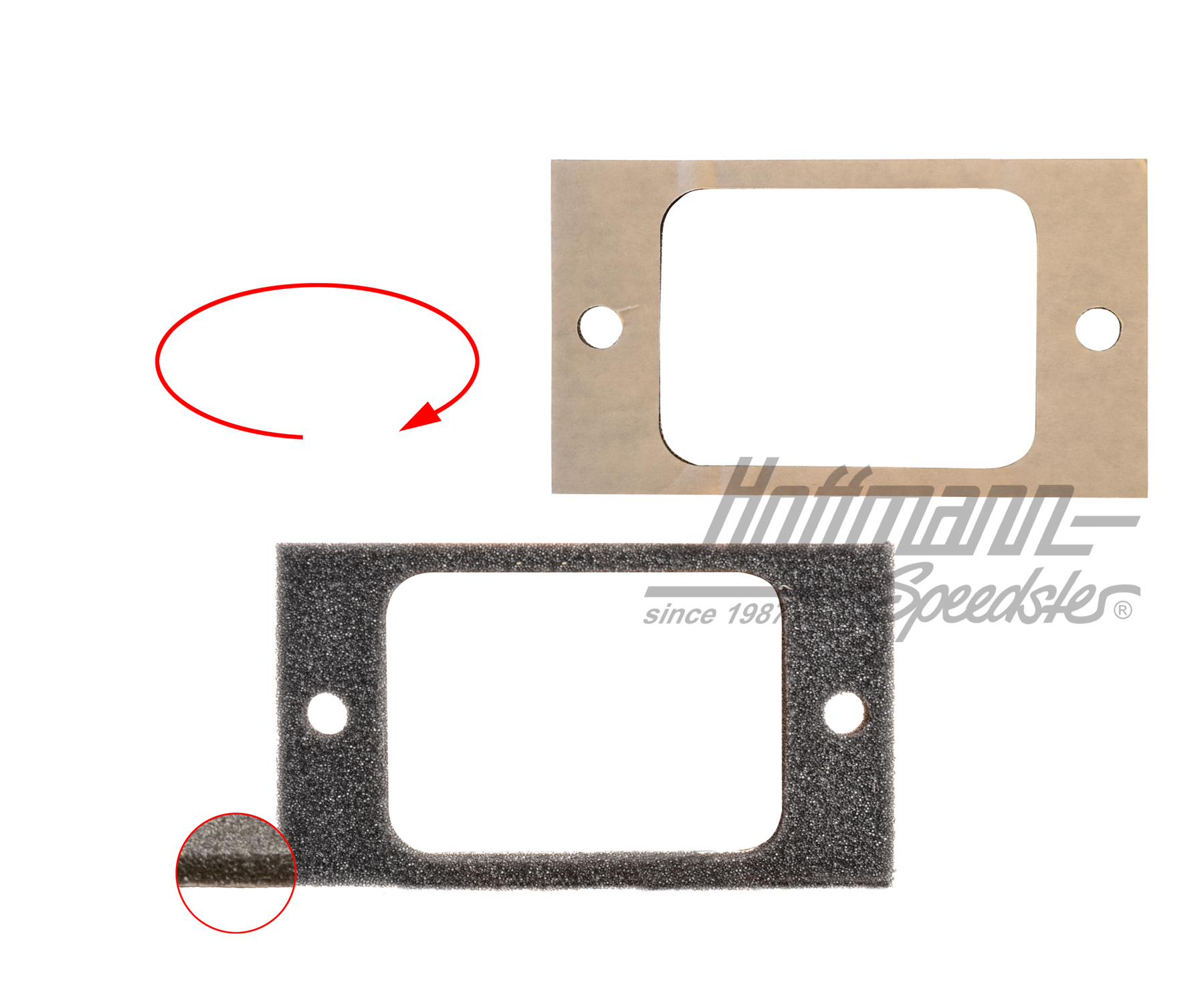 Seal, frame tunnel, outer, 8.65- | 131 701 571 | 020-5270