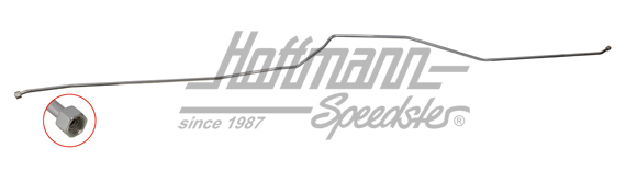 Flow pipe, power steering, rear, gasoline cars                                                      