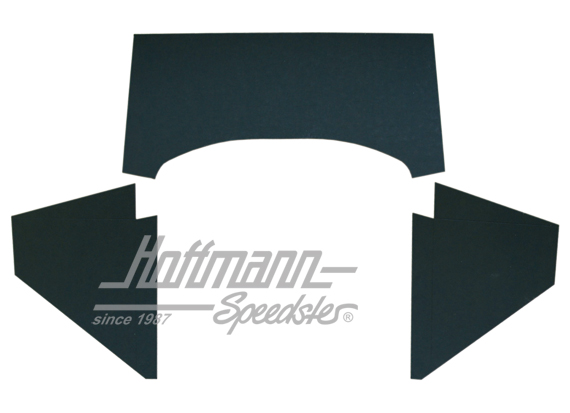 Engine-compartment insulation, 3-pcs., Germany, Sedan | 111 898 805 | 020-5390-04
