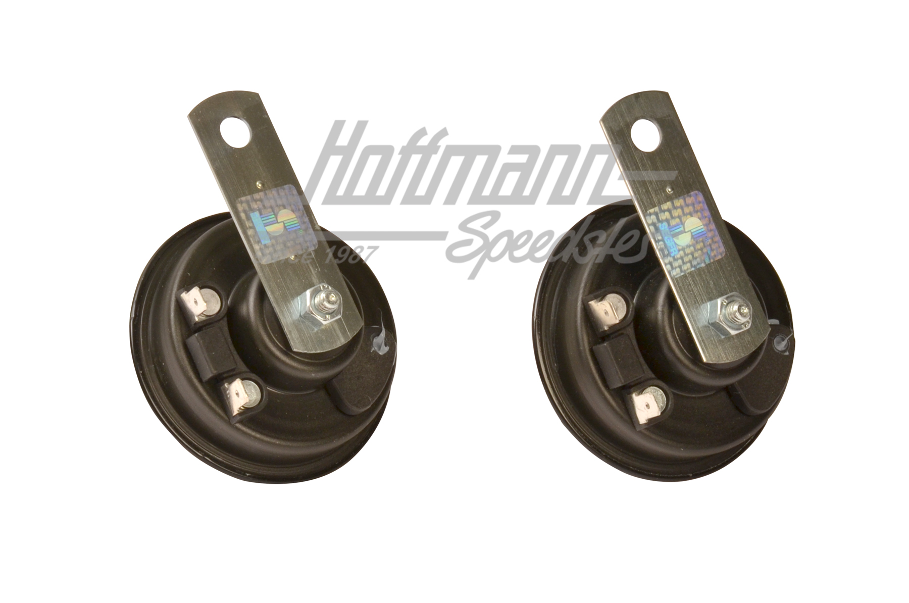Horn, pair, Mini, 75mm, black, 12V                                                                  