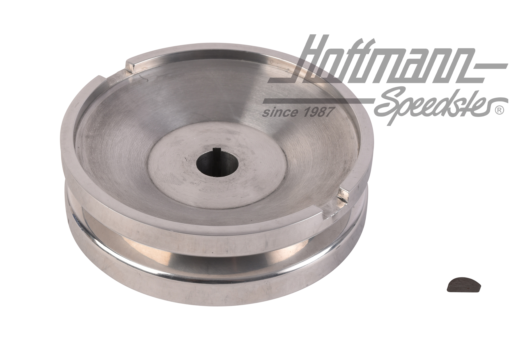 Alternator/generator pulley, 12V, Billet, chromed                                                   