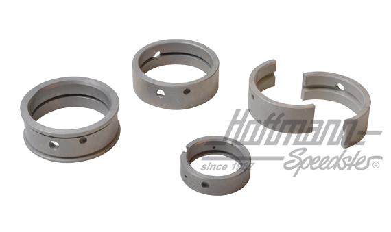 Main bearing set, 0.50/0.25, thrust 21mm, steel | 021 198 493 A OS | 092-0322-50