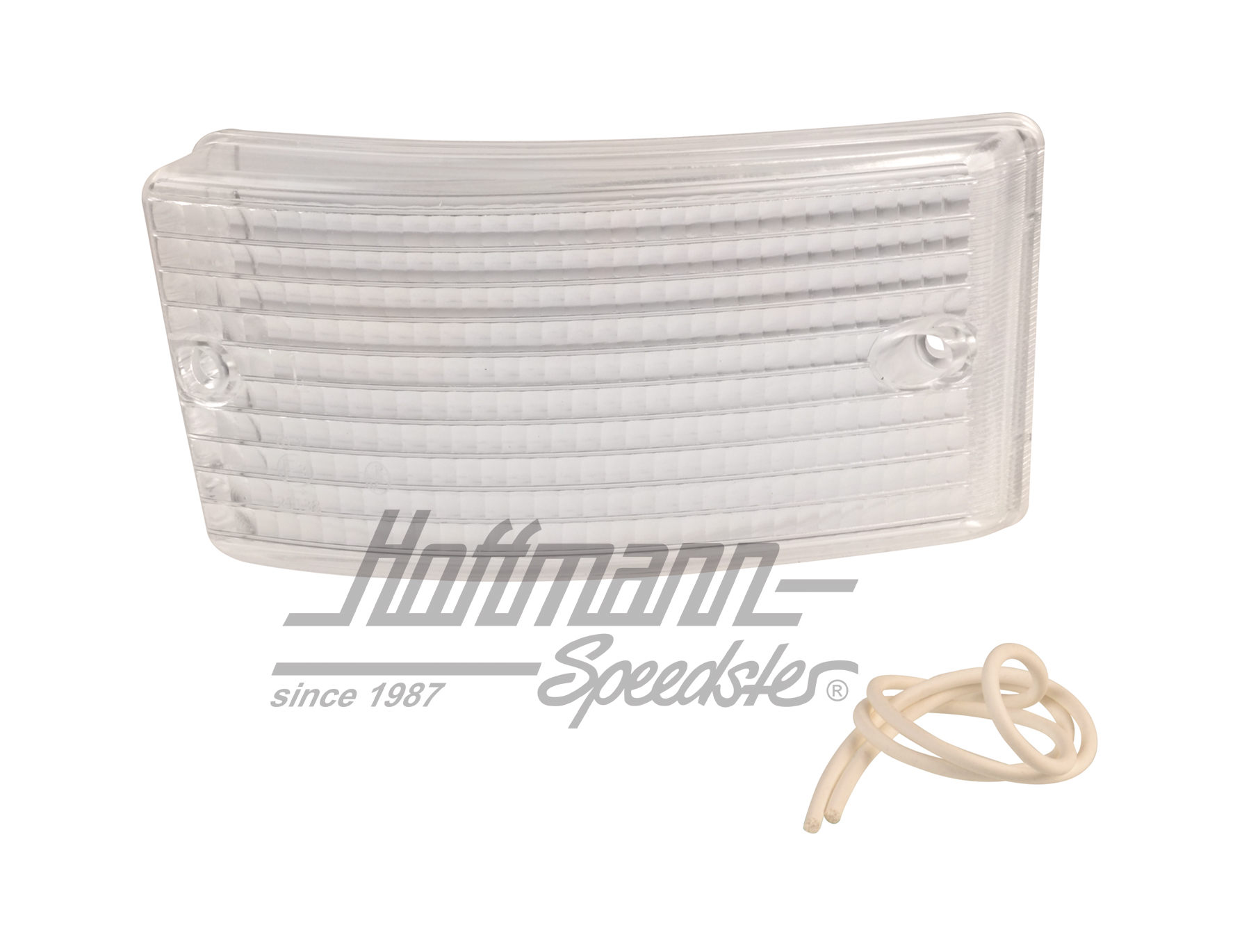 Turn indicator lens, 924/944, white, left                                                           