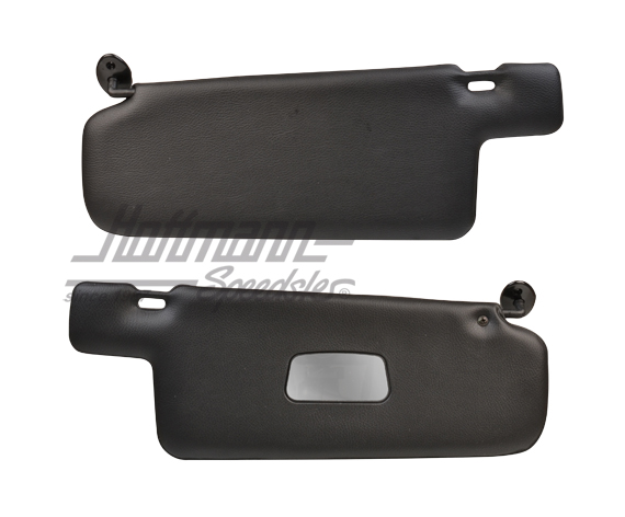 Sun visors, Golf 1, black | 171 898 550 | 180-1310-10