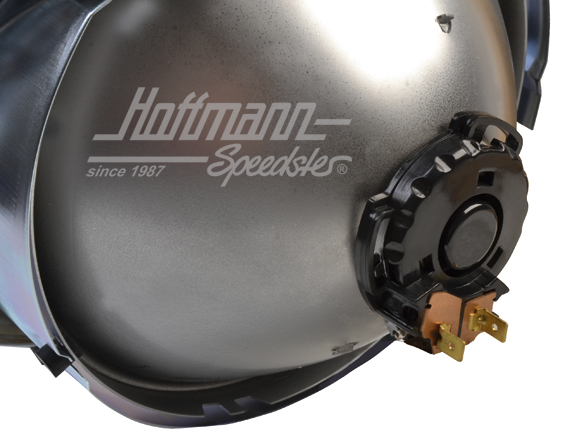 Headlight, "asymmetric", complete, replica                                                          