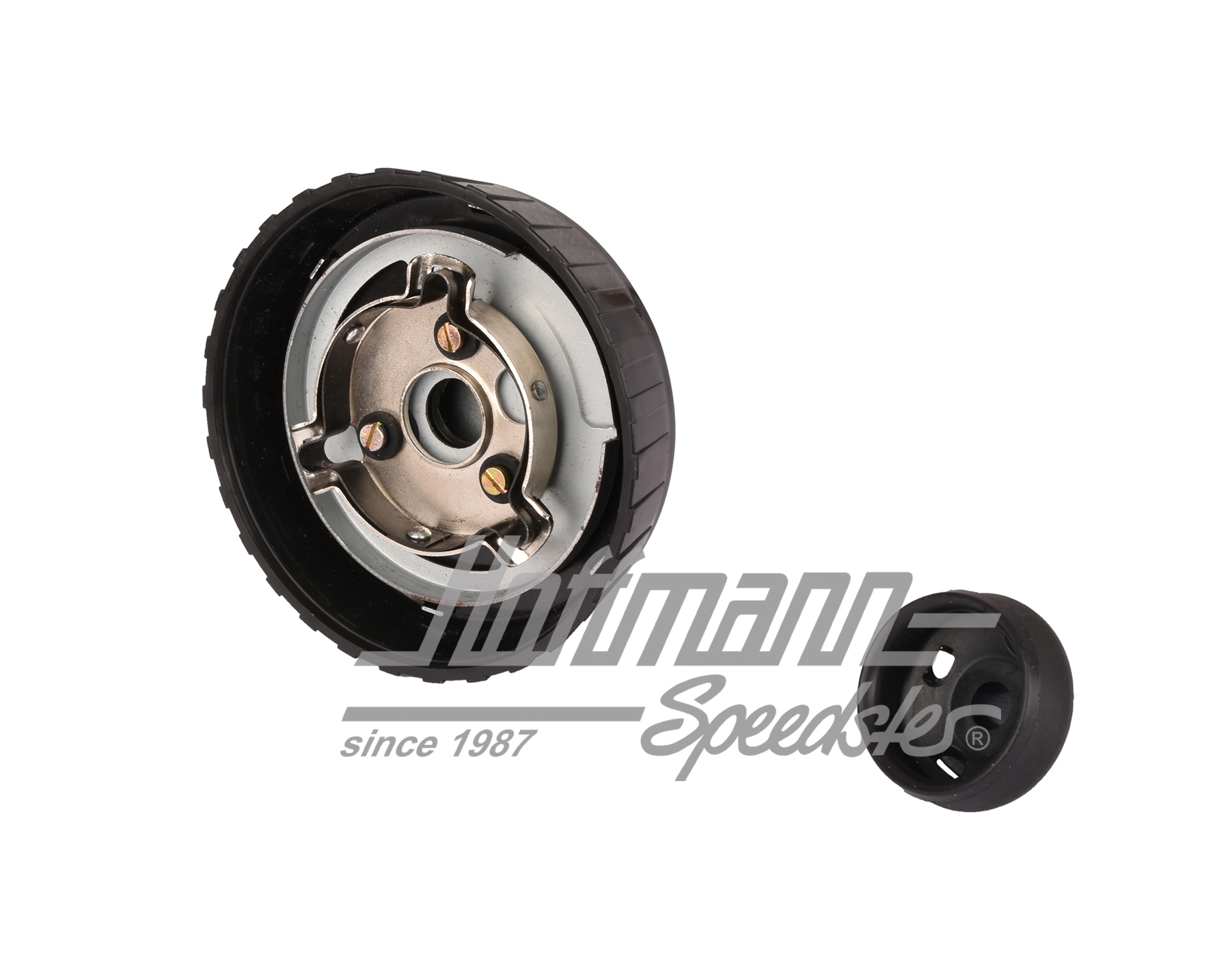 Horn button, Porsche 911, .65-.69, black                                                            