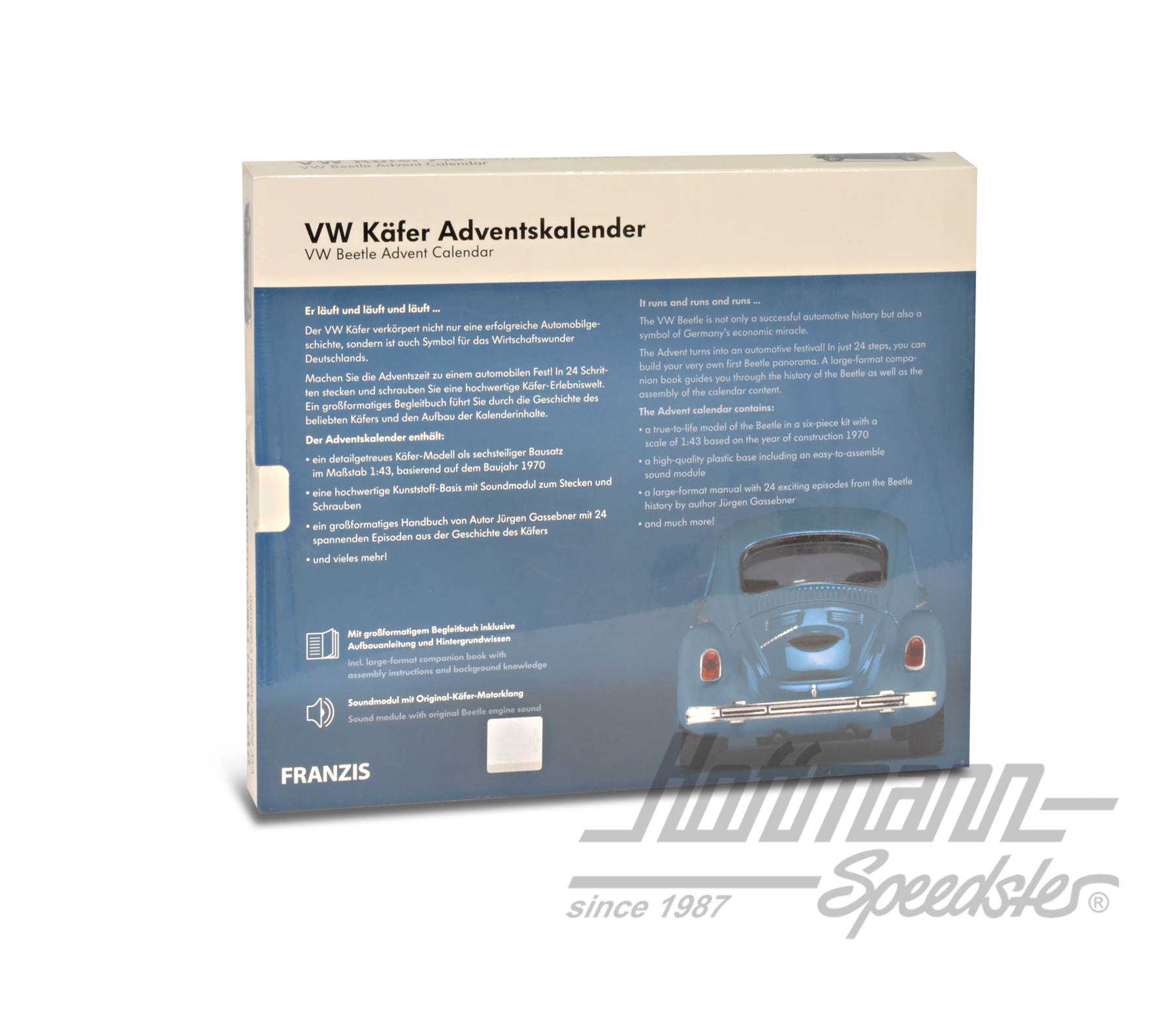 VW Beetle Advent Calendar, with Beetle                                                              