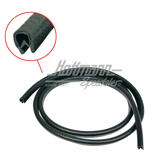 Beading, pop-out window, body, black | 113 845 131 AS | 020-2258-09