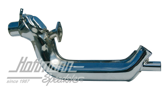 Heat exchanger, standard, chromed, left | 043 255 107 HC | 020-0221
