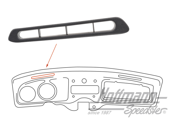 Air nozzle, front, 8.70-, left | 113 819 745 | 020-1865-01