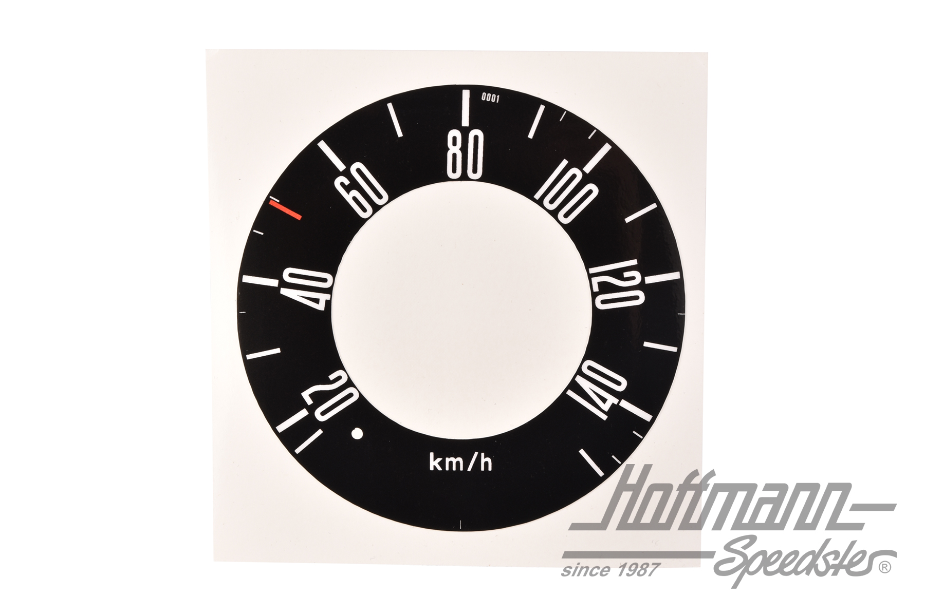 Conversion sticker, MPH - KMH, black |  | 097-1657-15