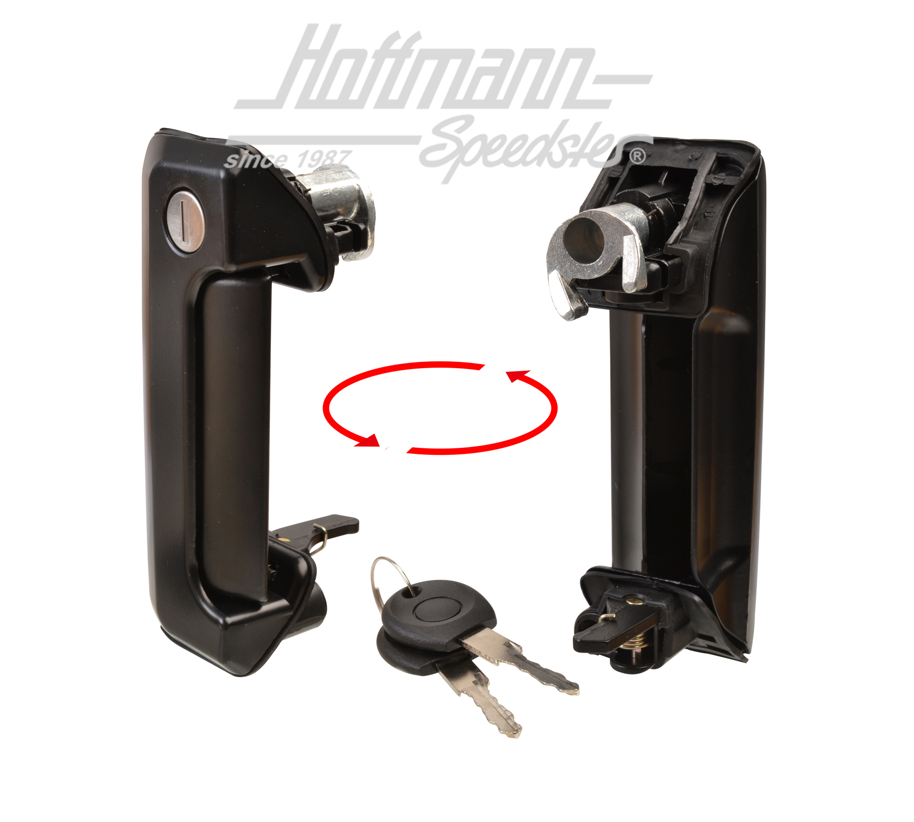 Handle, sliding door, Bus T4, right | 701 843 704 B | 408-1024-02