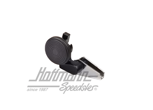 Sash lock, front, Bus T2, chromed/black, left | 311 837 657 A | 097-1028-01