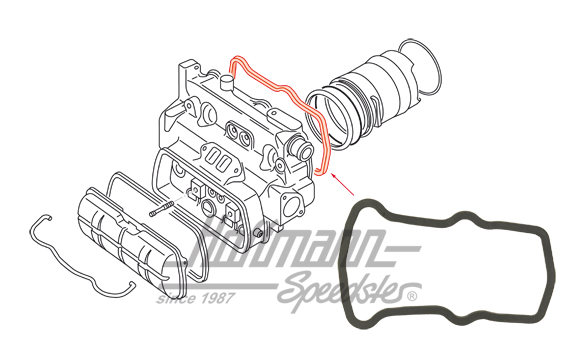 Cylinder-head gasket, 1.9-2.1, WBX | 025 101 345 | 307-0007