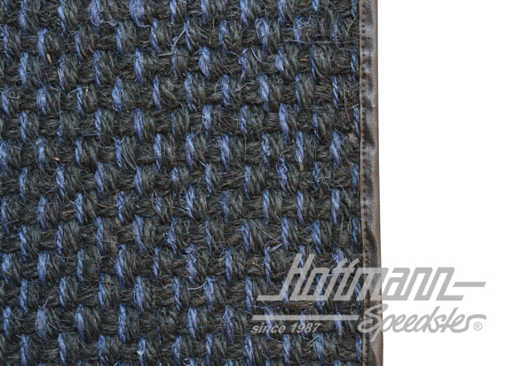 Floor mats, coco, 8.72-, blue/black                                                                 