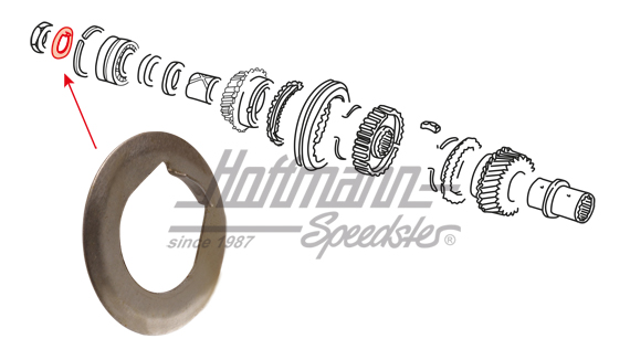 Tab washer, bevel pinion / main shaft | 113 309 381 A | 020-4570-90
