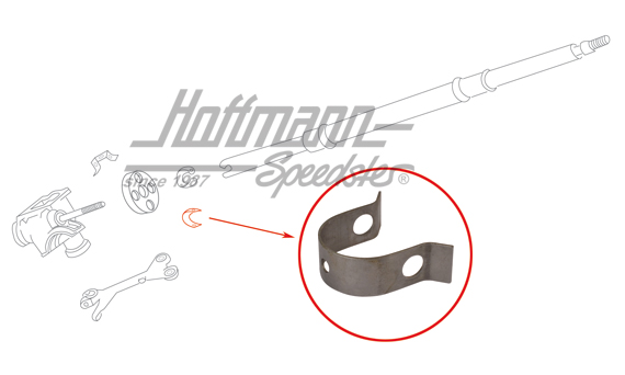 Tab washer, steering tube flange, upper | 111 415 543 | 020-4300-28