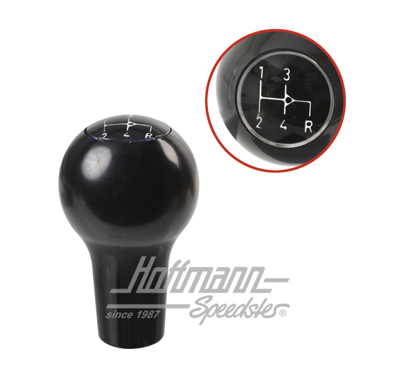 Shift-lever knob, 911, shiny black, 4-speed                                                         