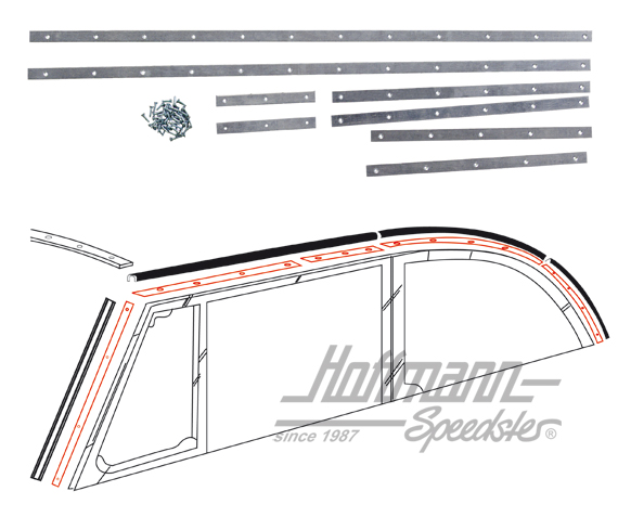 Fastening rails for 020-5053, 50-65 | 151 871 359 | 020-4812
