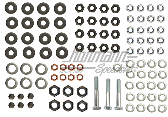 Screw set, engine, complete, M8 | 4018 | 020-0268-08