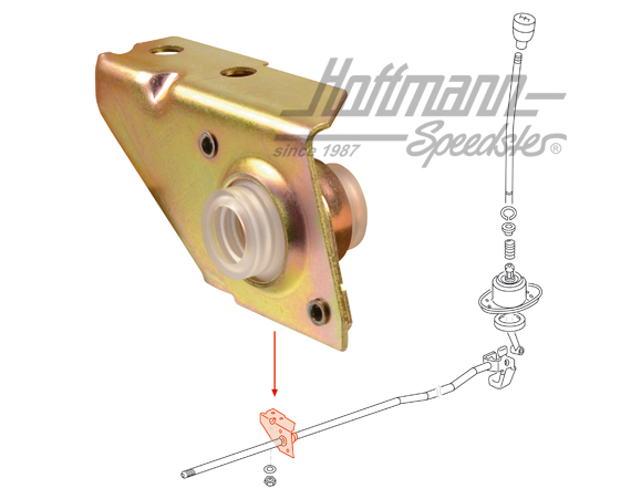 Bearing block, gearshift linkage, 1.5-1.8 | 171 711 194 G | 170-2110-12