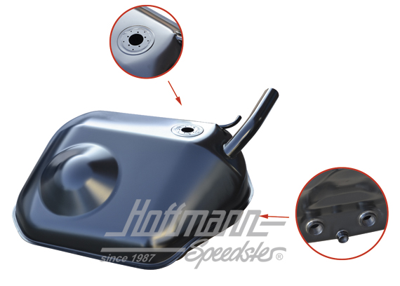 Fuel tank, 100L, Porsche 911/912, 65-73/74-89 | 901 201 010 30 | 530-2204