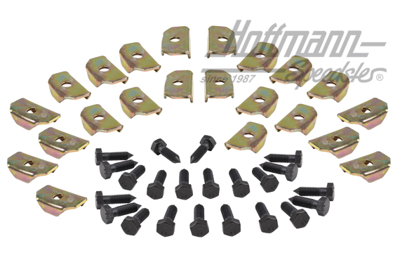 Screw set, floor panel | 111 898 001 | 050-4032