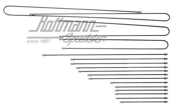 Brake line kit, Bus T3, Syncro, ABS |  | 325-2560-21