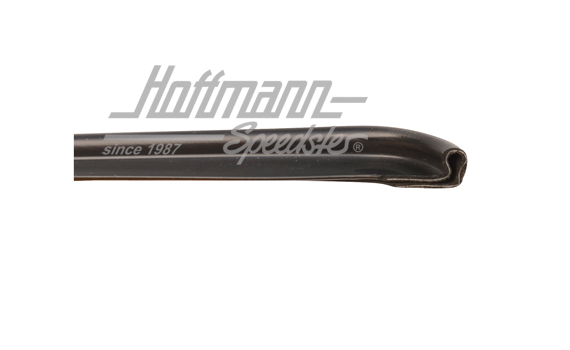 Moulding, A-pillar, Convertible, black, left                                                        