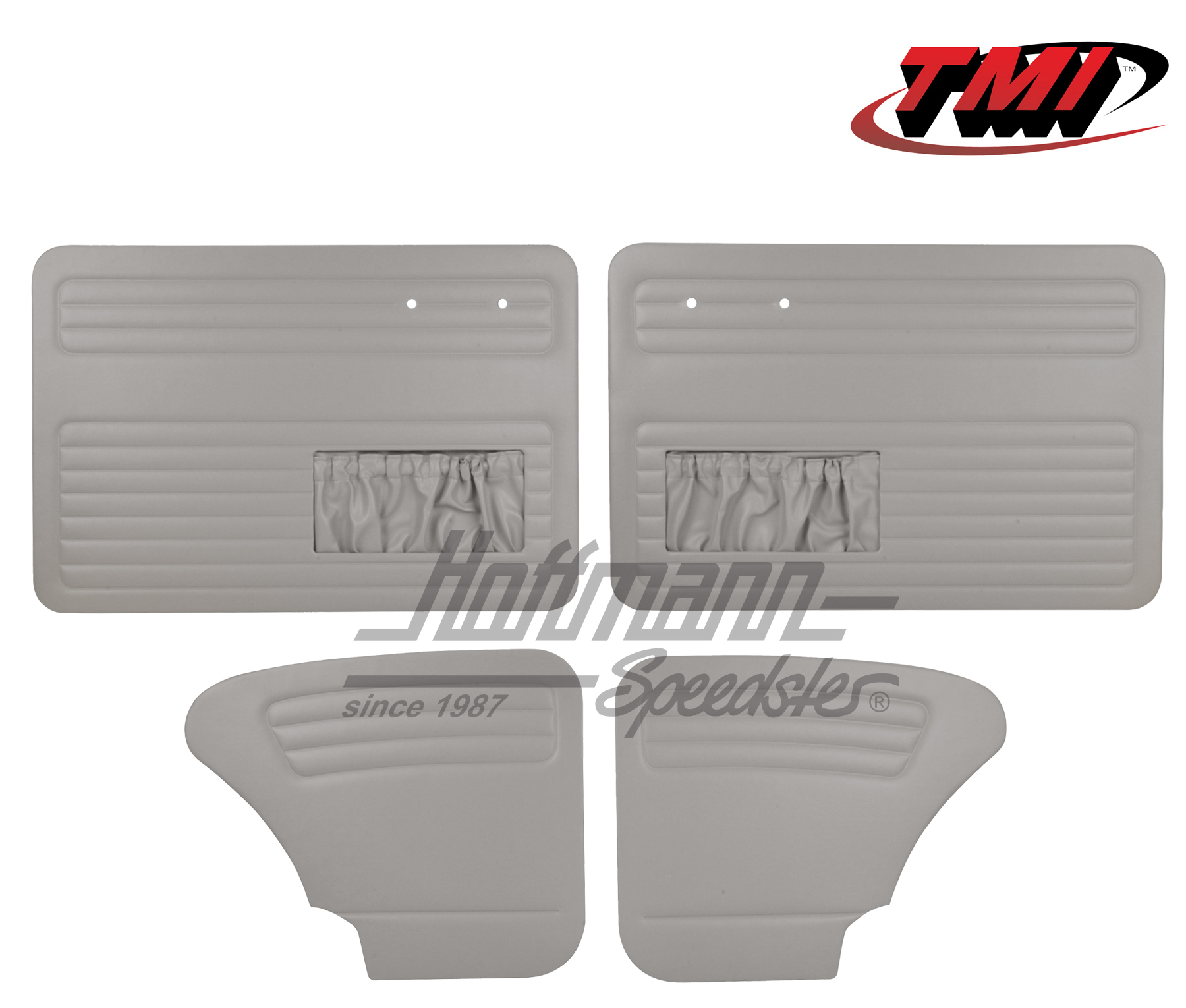 Door panels, Beetle Sedan, 64-66, grey | 10-1128-16 | 055-7513