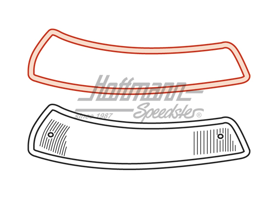 Seal, turn indicator, 911, 65-68, left                                                              