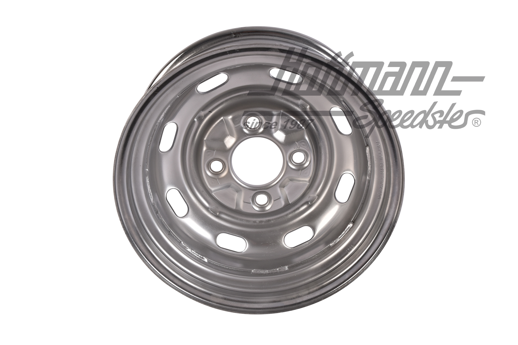 Steel wheel, chromed, 5.5x15, ET/offset 25                                                          