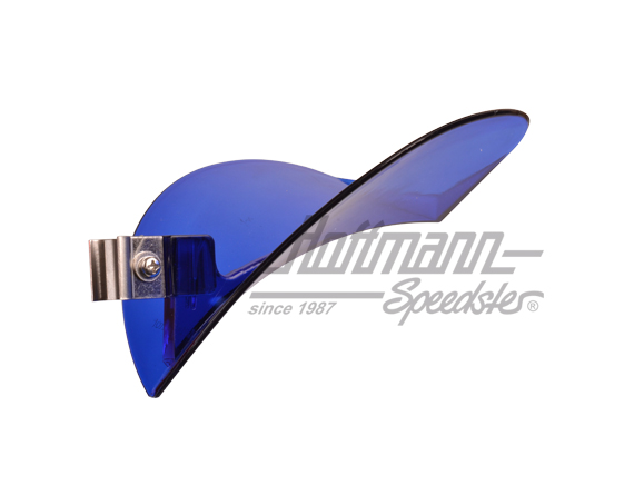 Eddy deflector "Wirbulator", front window, blue                                                     