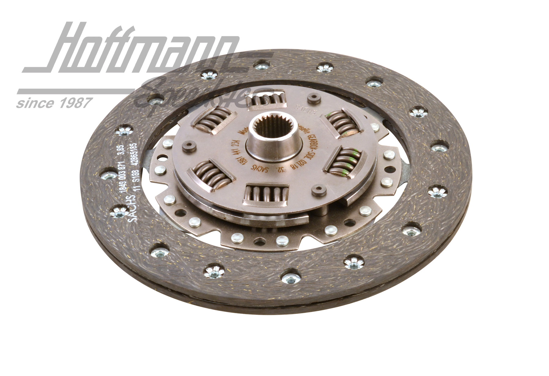 Clutch disc, 210mm, 1.7-1.8, 71-74, Top Quality | 211 141 031 G | 090-0600-10