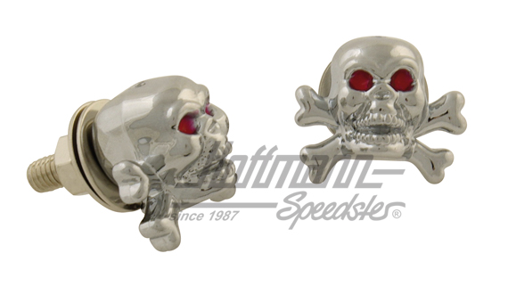 License-plate mounting, Skull X | 511-CR | 200-7511-04