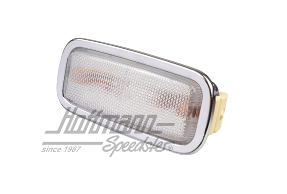 Interior lamp, Porsche 911 Coupé/356 C, upper, with chromed border | 901 632 101 28 | 580-2802