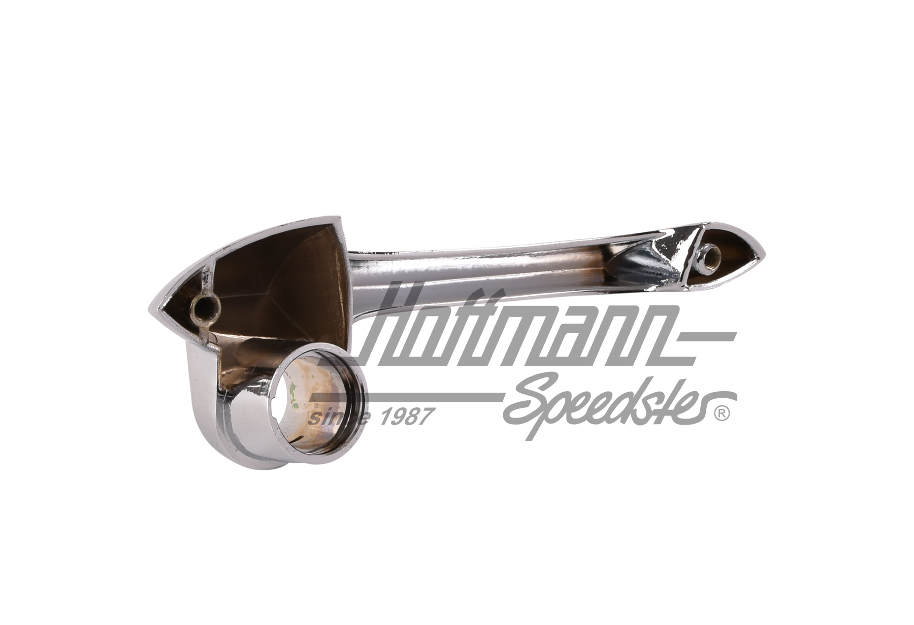 Door handle, bare, 8.63-7.67, chromed, left                                                         