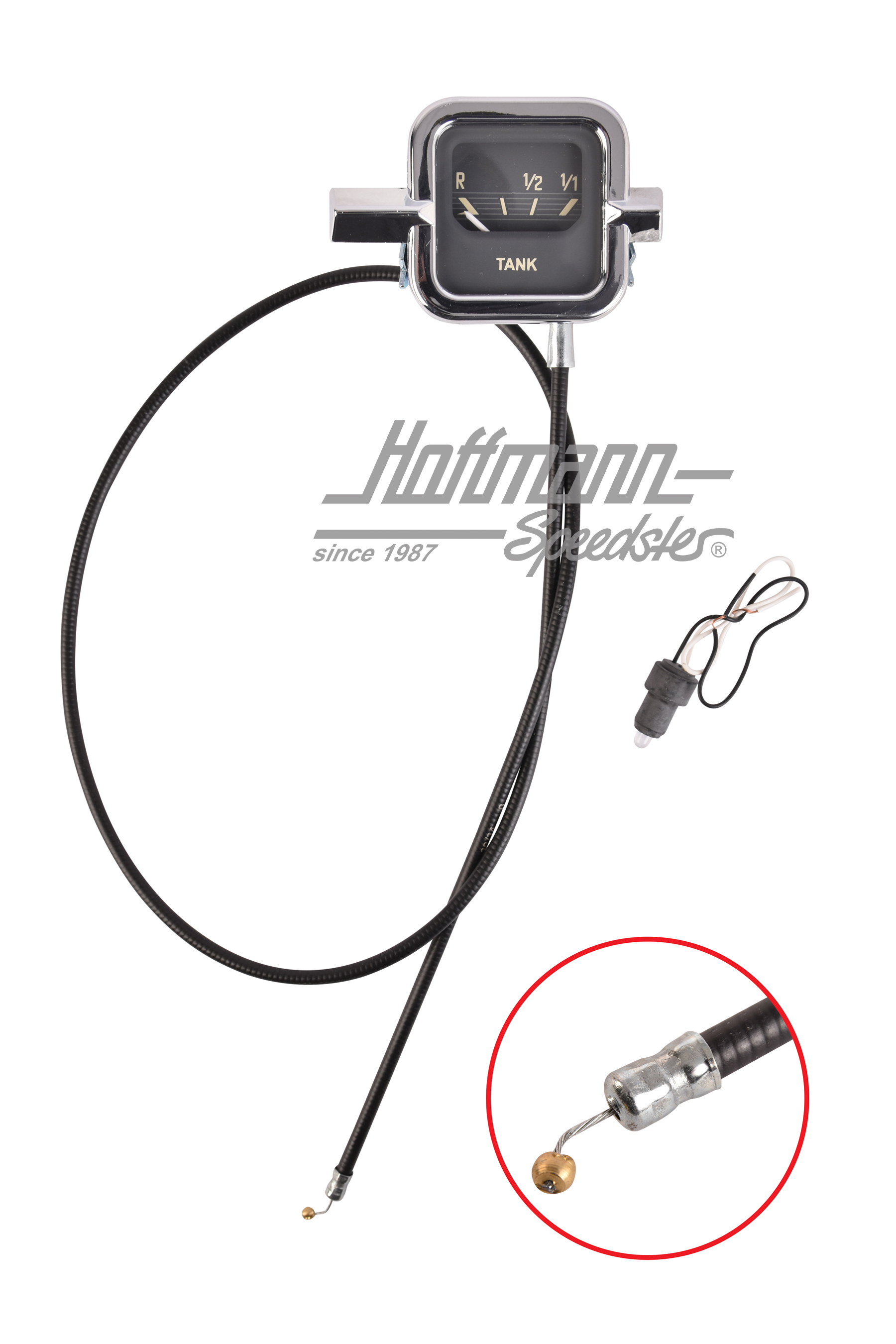 Fuel gauge, mechanical, 8.61-7.67 | 113 919 029 | 020-4157