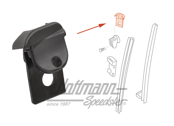 Stop, wind-up window, rear, left                                                                    