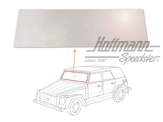 Windshield, Type 181 (Thing)/Iltis, clear | 181 845 101 A | 080-2998