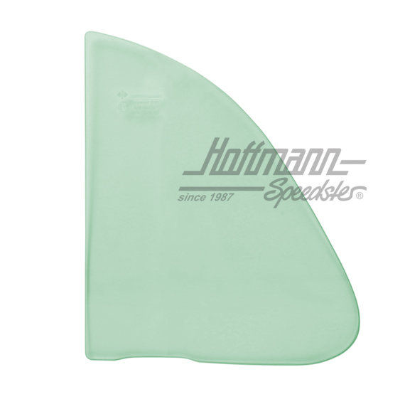 Vent-window glass, Sedan, -.64, green | 111 845 251 grün | 020-6019-10