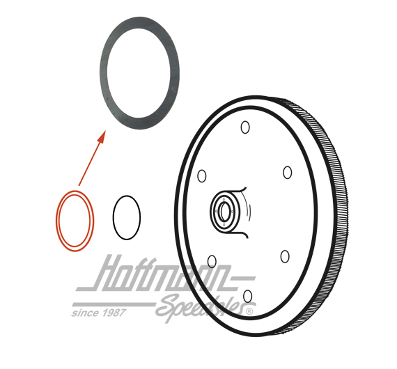 Flywheel shim, 0.32mm, -3.66                                                                        