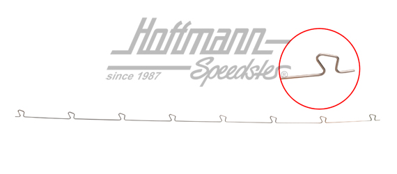 Clamp, scraper, inside, 67-79 | 211 837 477 | 090-6154-30