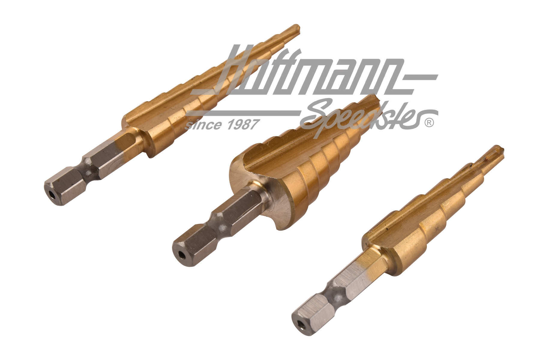 Stepped Drill Set, HSS, 3-20 mm, 3-piece set                                                        