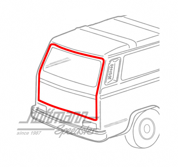 Hatchback seal, Bus T3 | 255 829 193 | 350-2005