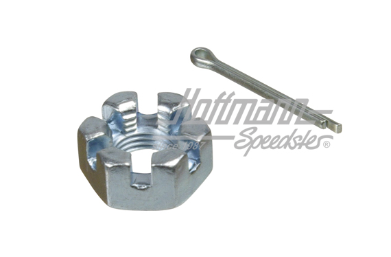 Crown nut, tie rod end, M10x1mm | N  011 210 1 | 020-4387-40