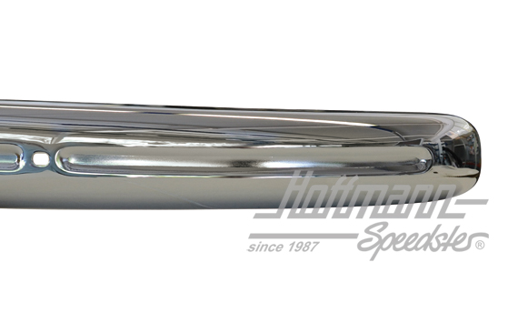 Bumper "groove", -10.52, rear, chromed | 113 707 311 | 020-3057-06