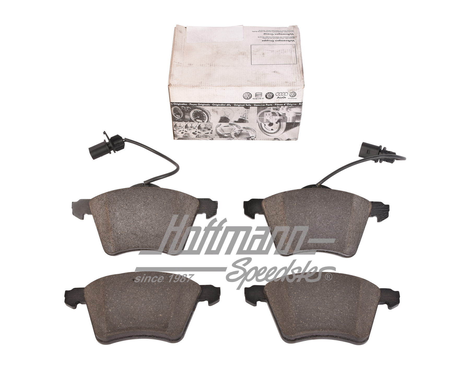 Brake pads, front, Bus T4, 16", 5.97-5.00 | 7D0 698 151 A | 406-0132