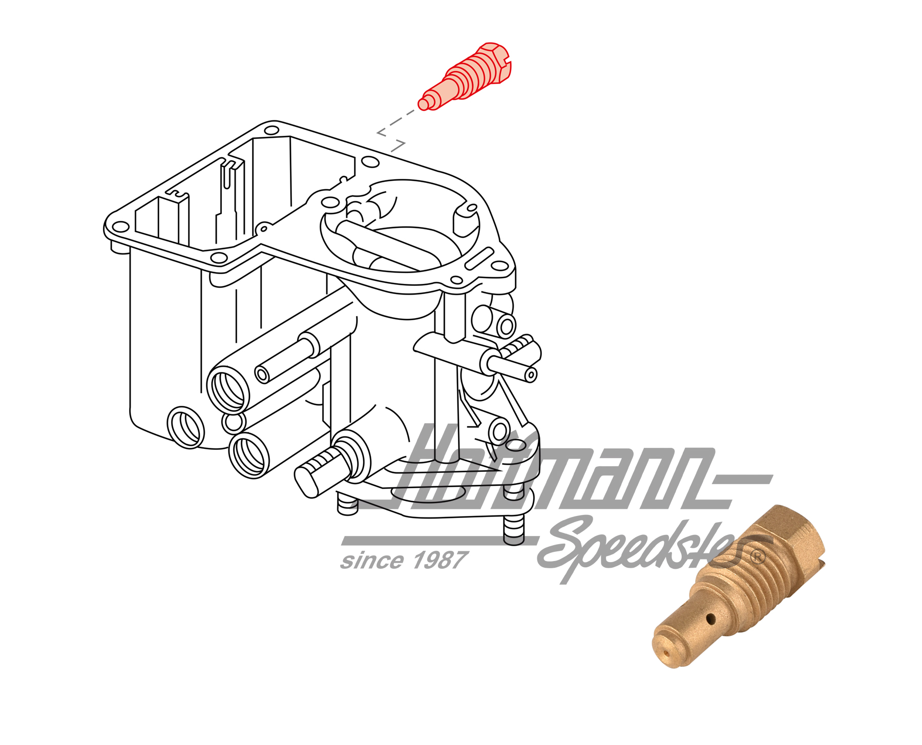 Additional fuel nozzle, G65 | 113 129 415 | 020-1349-20